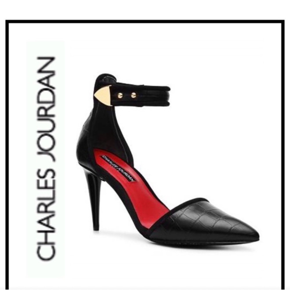 CHARLES    JOURDAN  SHOES LADIES Leather PUMP